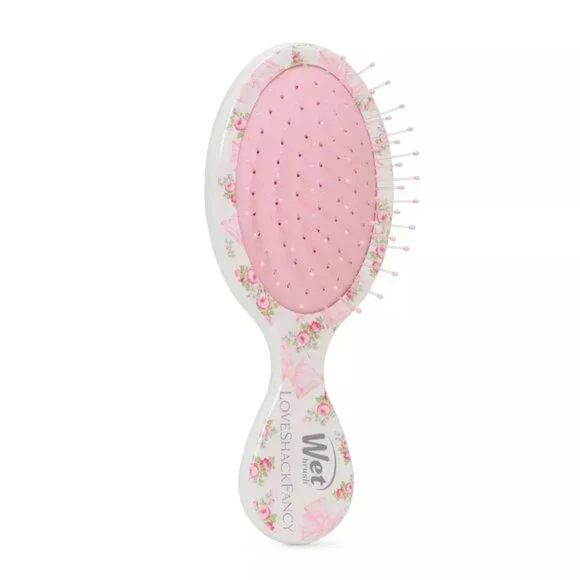 NIB LoveShackFancy x Wet Brush Mini Detangler brush in Rose Beaux - Picture 7 of 7